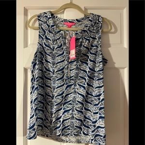 Lilly Pulitzer Essie Top L NWT